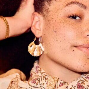 New! Zara Gold Balboa Hoop Earrings NWOT